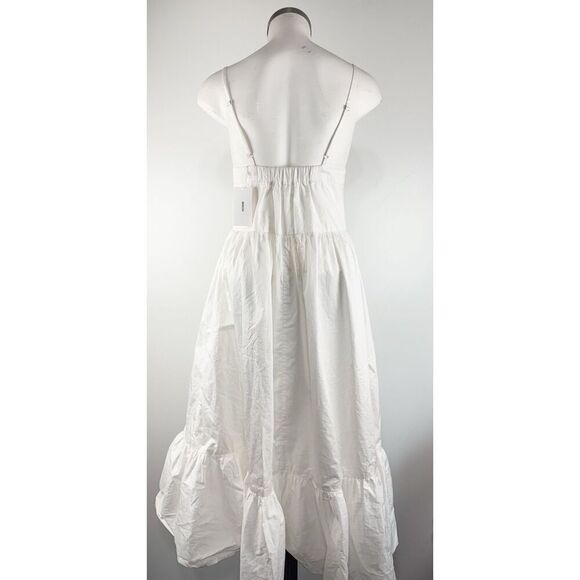 NEW NWT MIKOH SAKURA MIDI DRESS sz S, 1 - Bone Tiered A Line - Picture 7 of 9